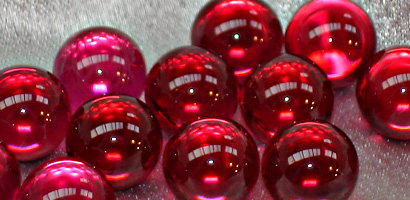 Synthetic Sapphire (Ruby) Balls